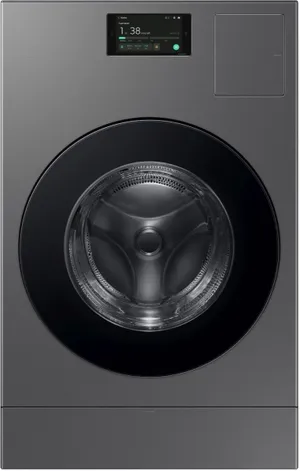 Front view of the Samsung WD53DBA900HZ washer dryer combo